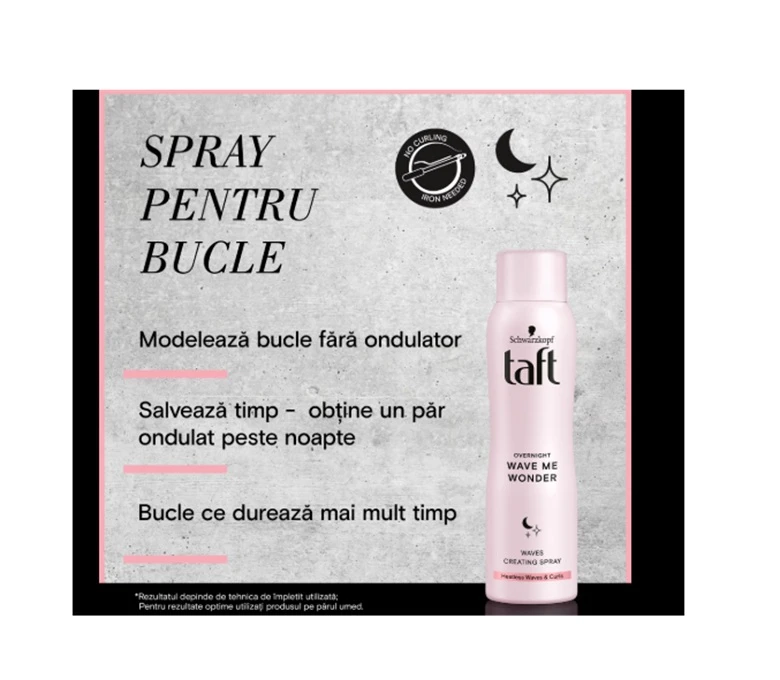 Spray Par BUCLE Taft WAVE ME WONDER 150ml
